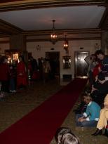 Waiting for the ducks at the Peabody Hotel in Memphis