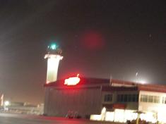 El Paso International at night