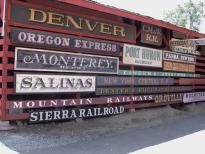 Fictional Railroad Signs at the Rail Museum