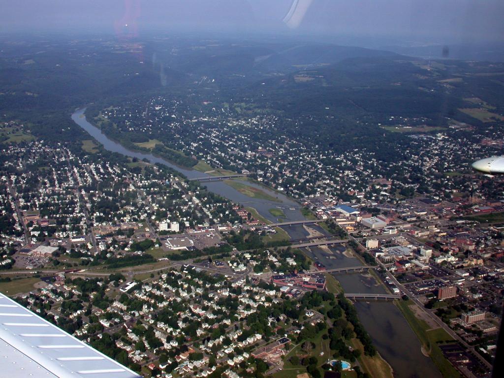 Wider view from the same angle.  (Old SHS in the lower left)