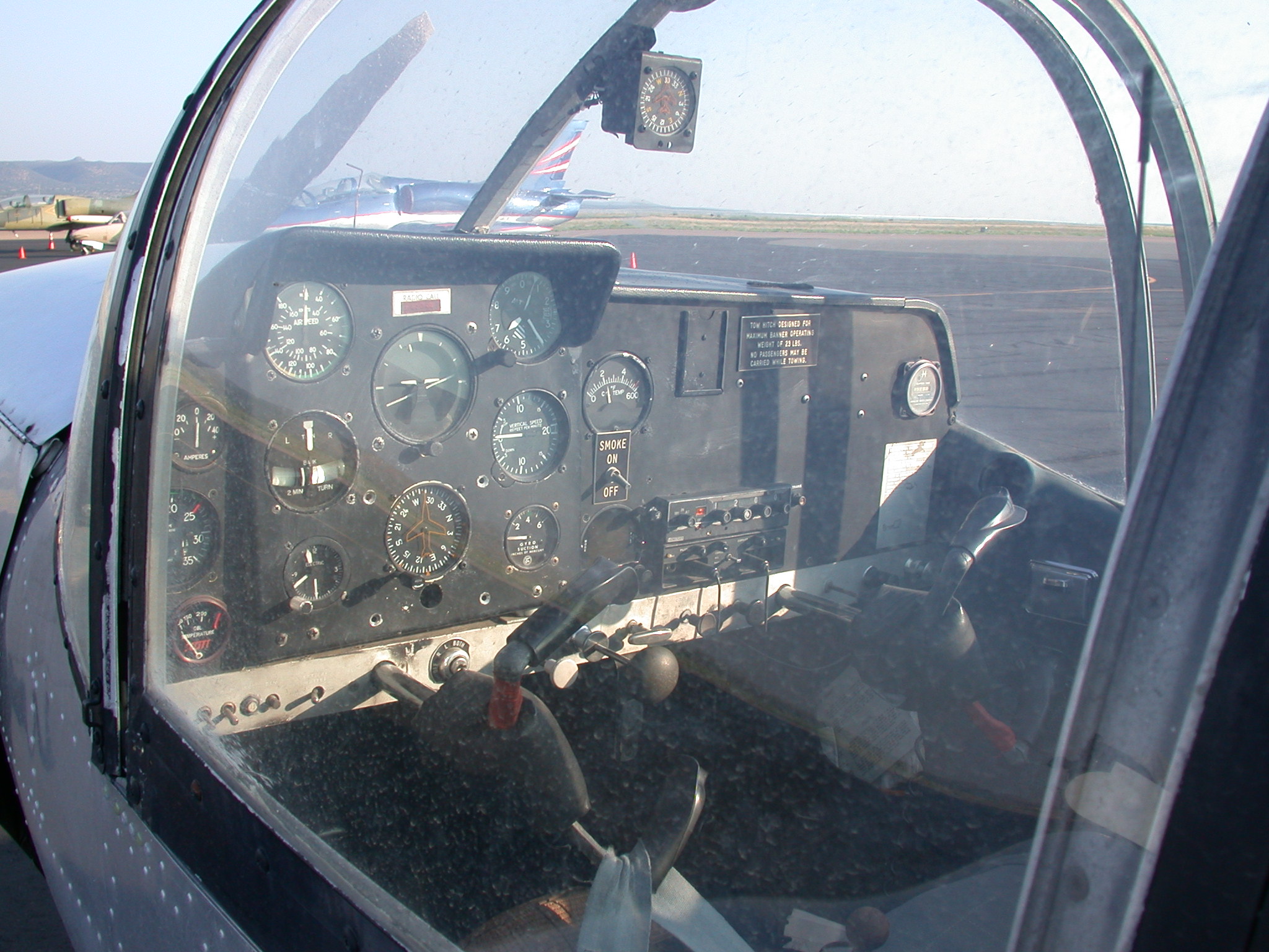 Ercoupe panel at SAF