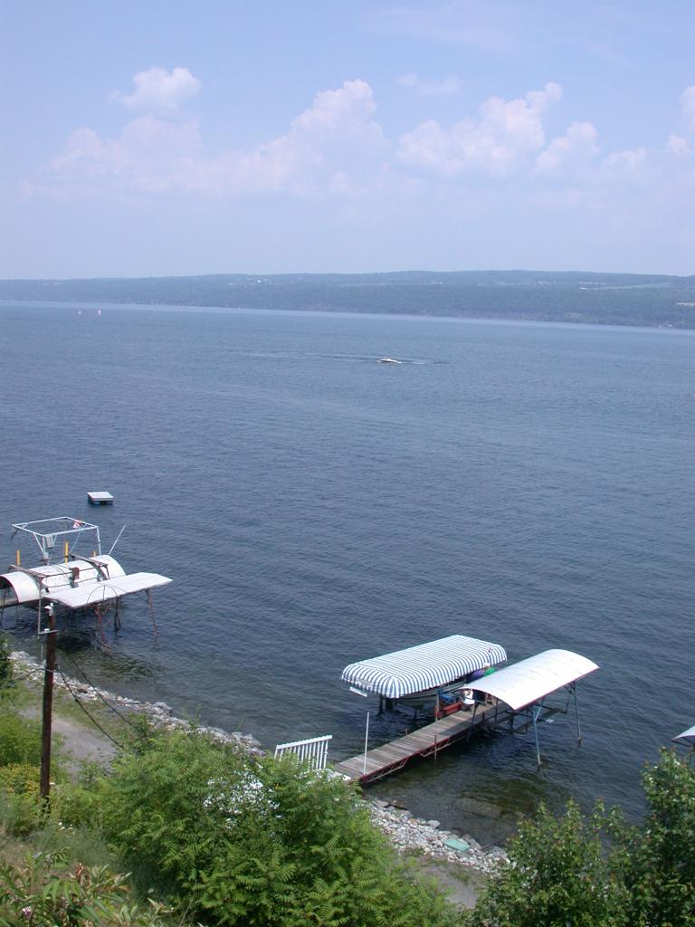 Seneca Lake boat dock