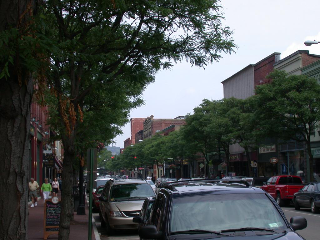 Market Street in Corning