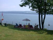 The Daltons' cottage on Seneca Lake