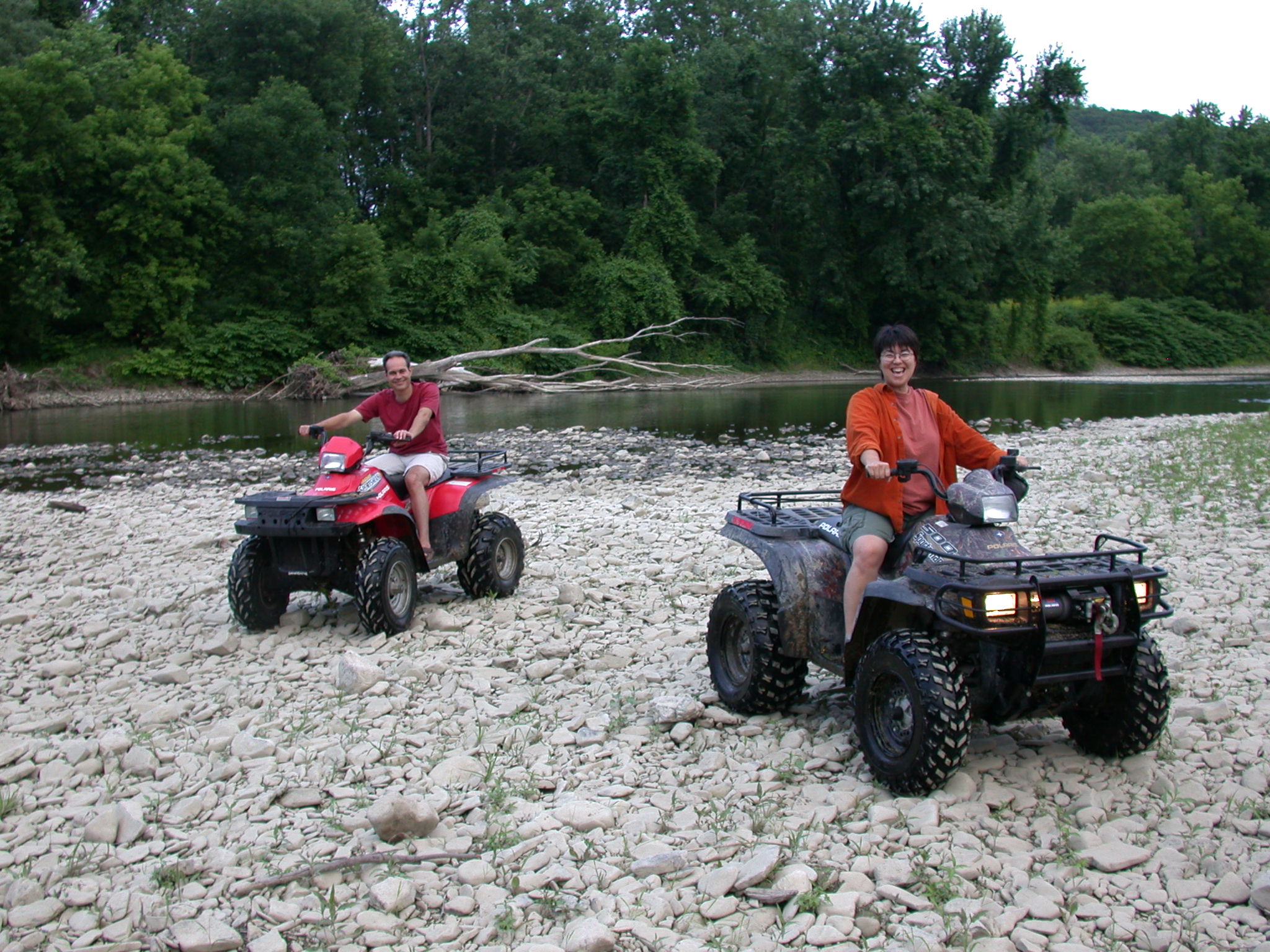 Me and Brenda are also 4-wheelin'