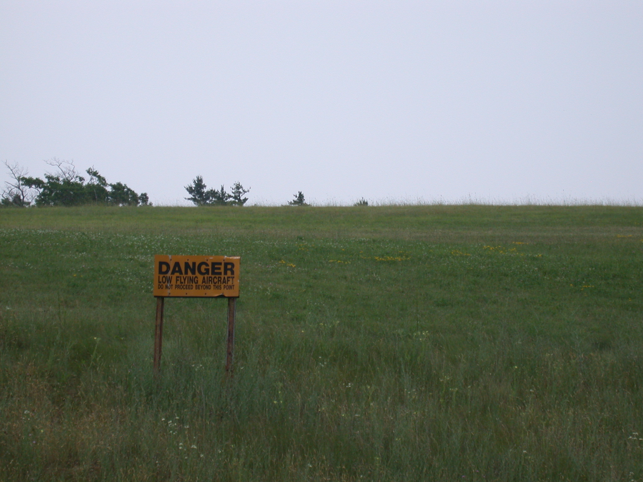 A great sign below Harris Hill Gliderport