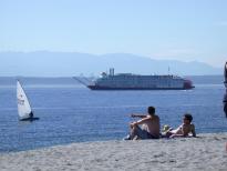 Paddleboat on Puget Sound